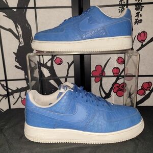 Nike Air Force 1 Snakeakin Blue  Sneakers